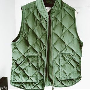 Green JCrew Vest💚